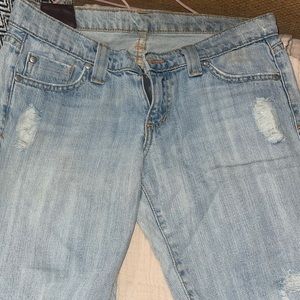 Boutique type of jeans. Straight leg